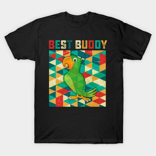 Best Buddy Parrot T-Shirt by danieldamssm